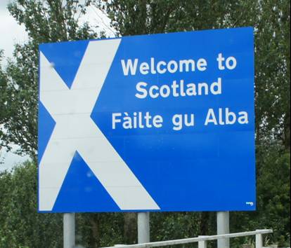 endlich in Schottland