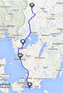 mit dem Reisemobil in Schweden - Winterurlaub