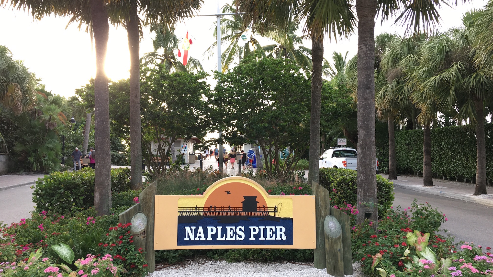 Naples Pier, Delfine, Florida