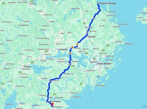 Tagesroute mit dem Wohnmobil in Südschweden
