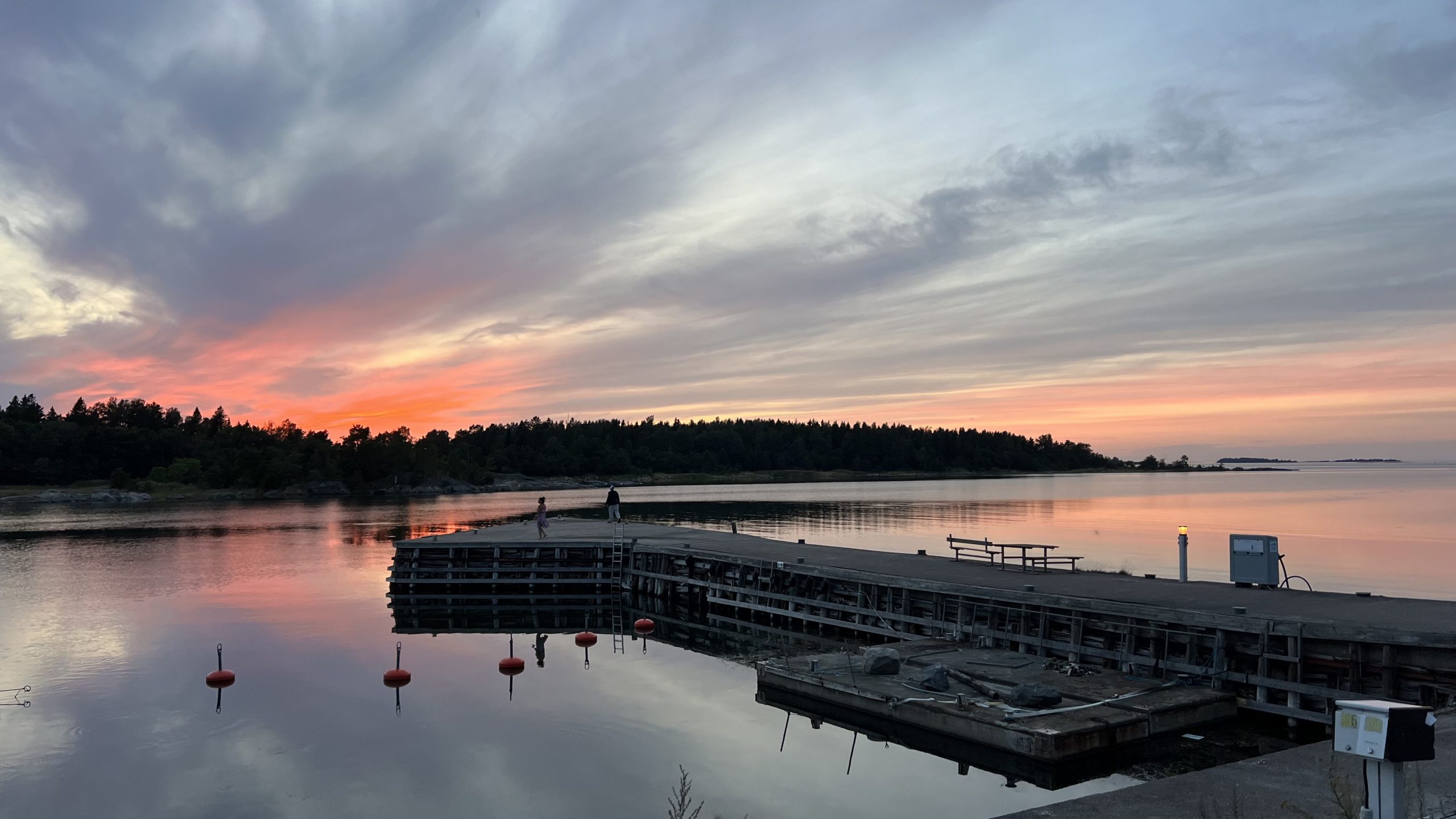 Wohnmobil Abend in Schweden