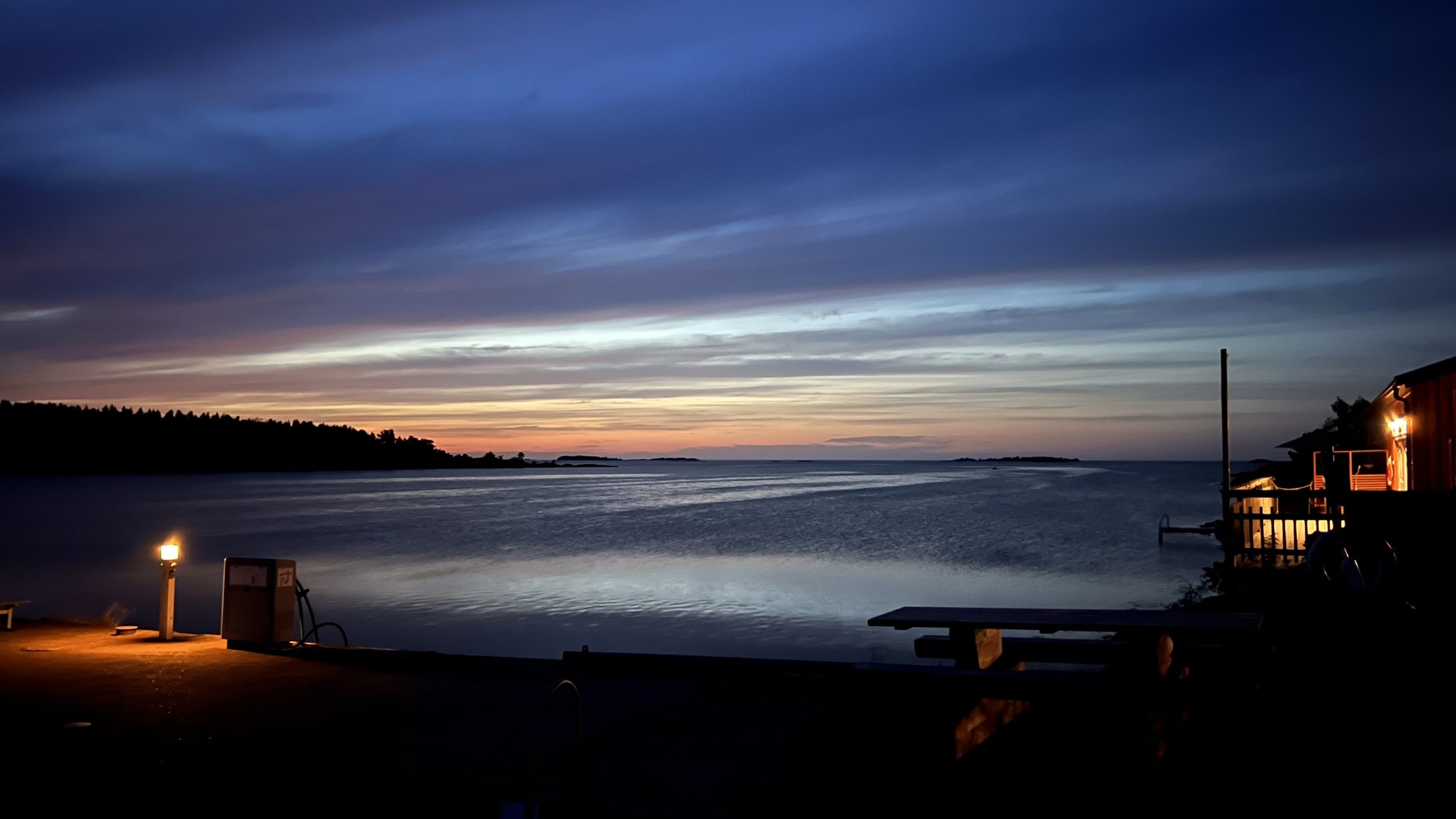 Wohnmobil Abend in Schweden