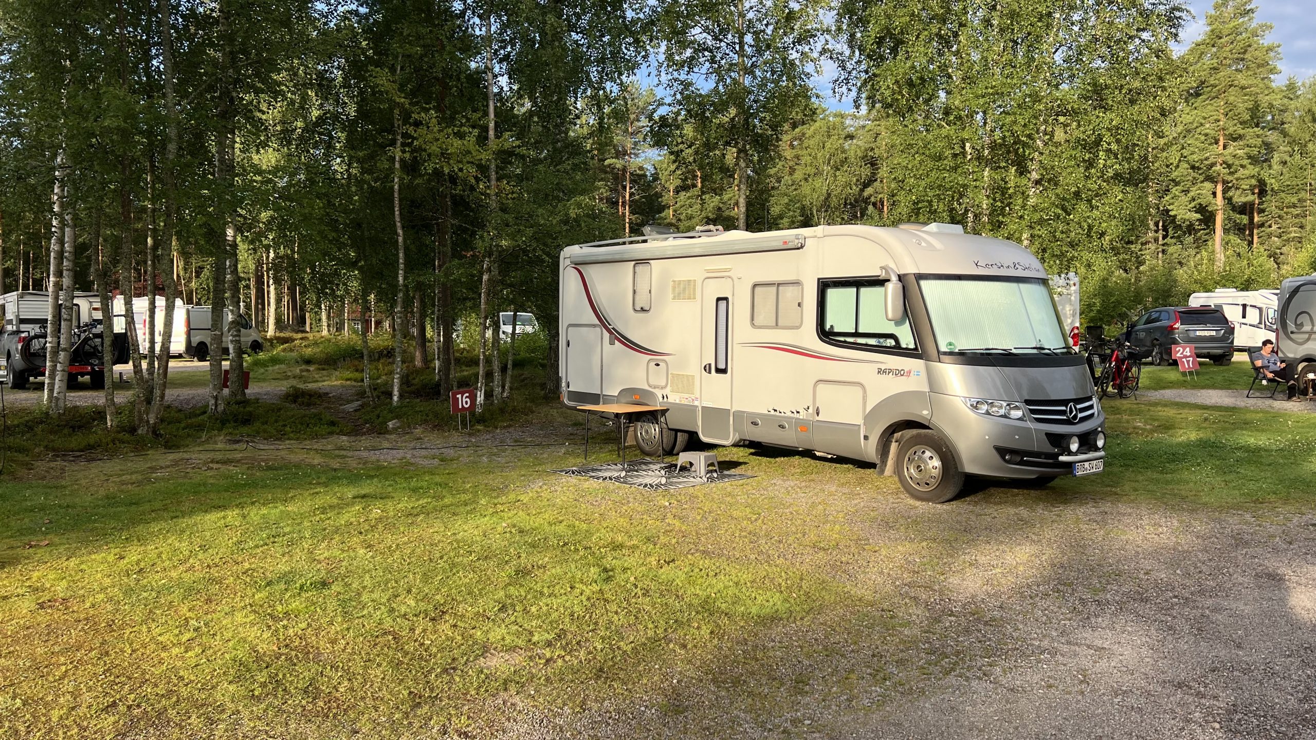 Camping in Schweden Womo