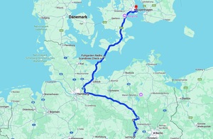 Tagesroute mit dem Wohnmobil in Dänemark