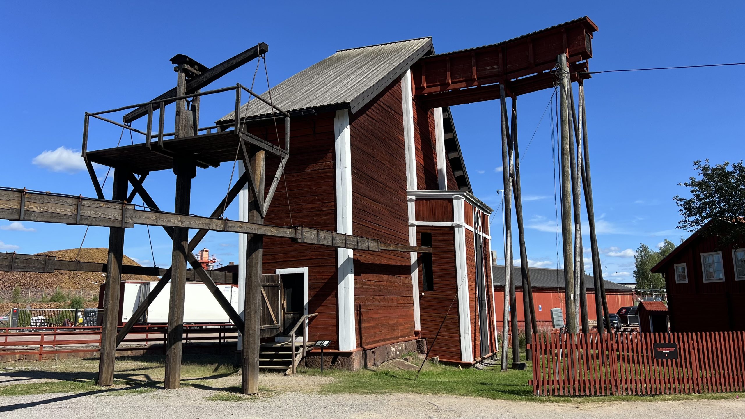 Falu Gruva, eine Kupfermine in Falun, Schweden