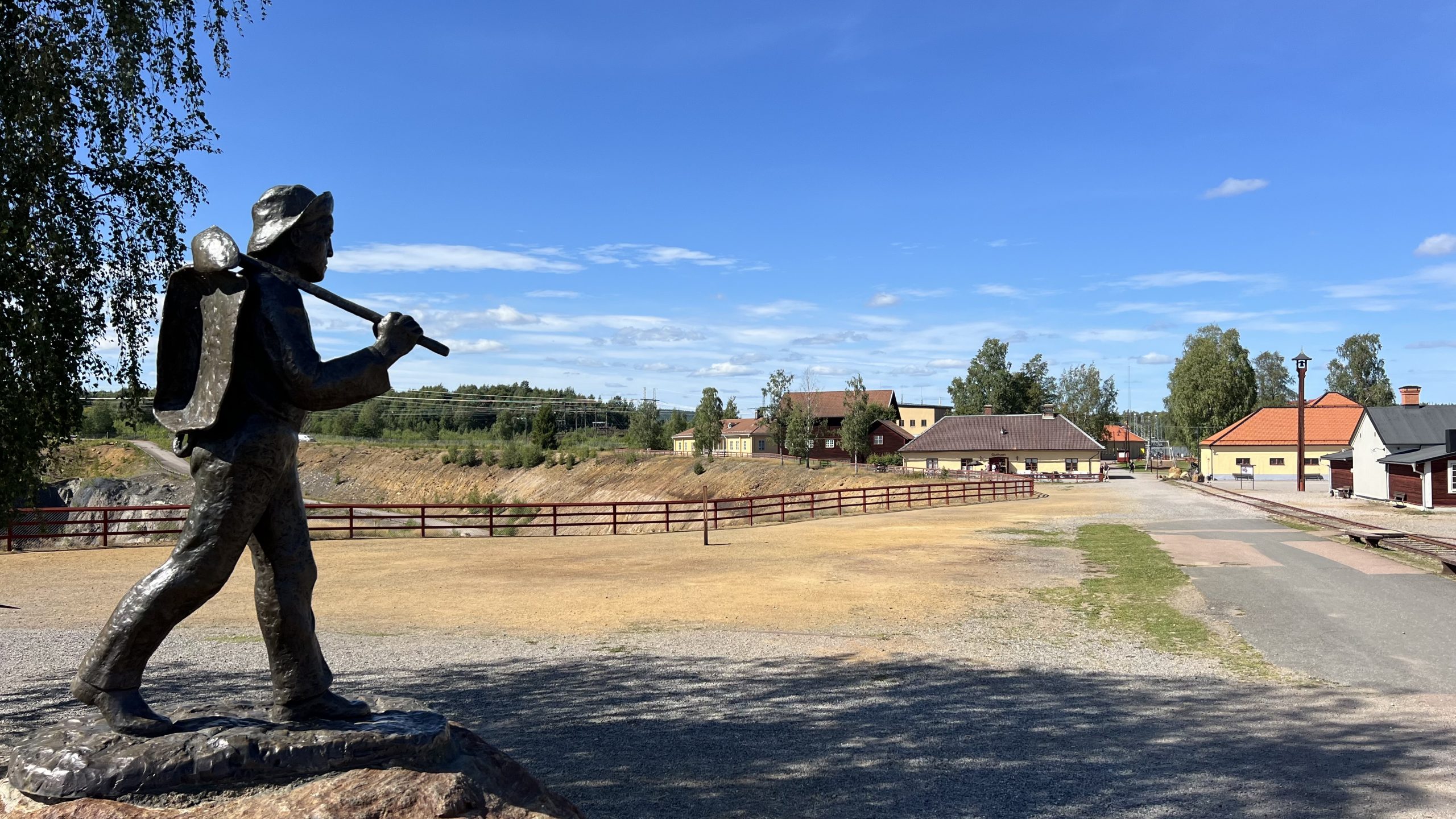 Falu Gruva, eine Kupfermine in Falun, Schweden