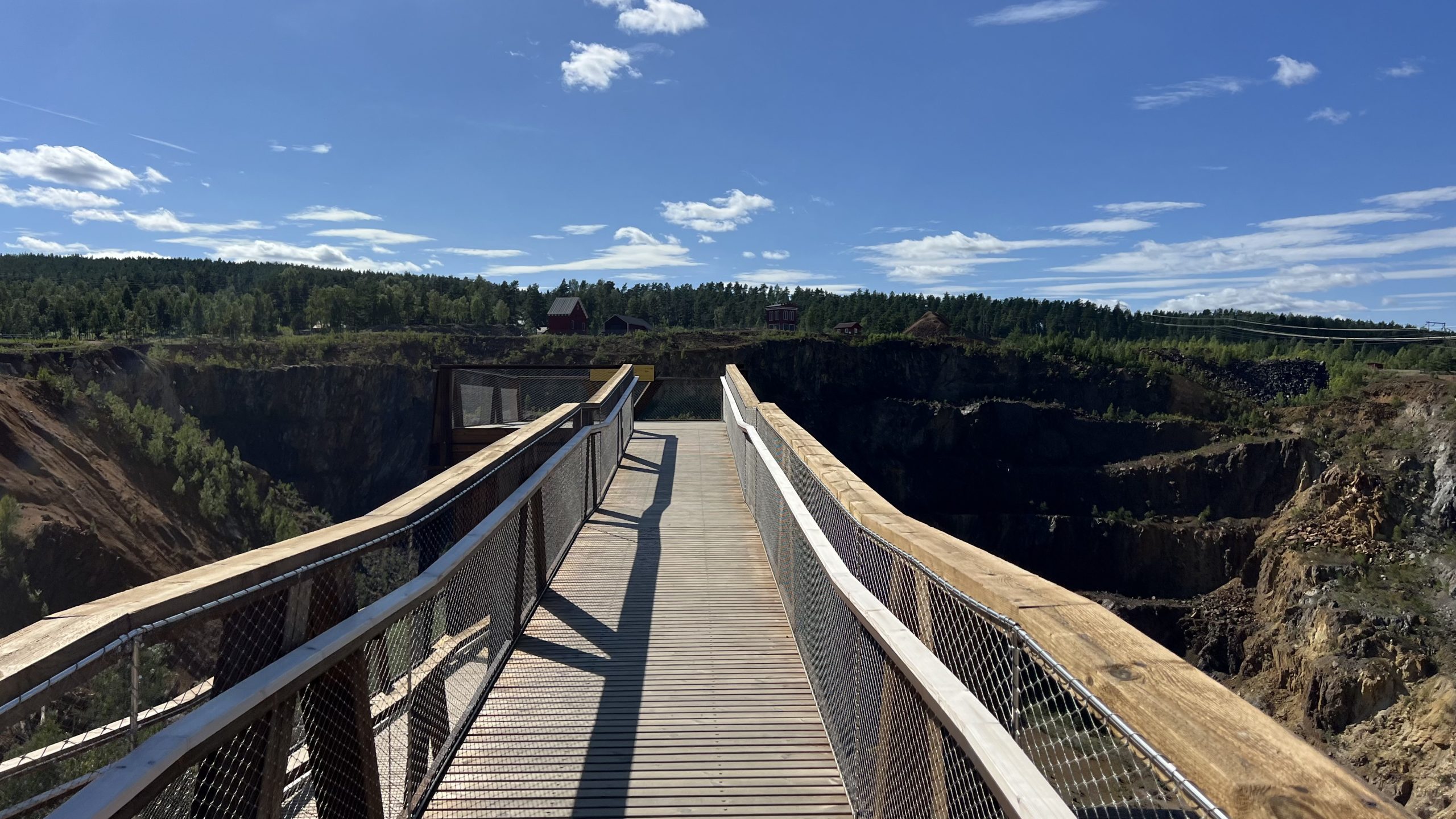 Falu Gruva, eine Kupfermine in Falun, Schweden