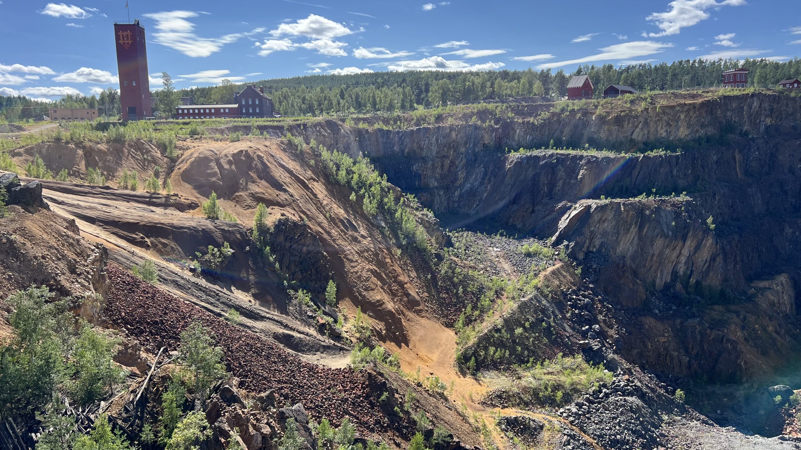 Falu Gruva, eine Kupfermine in Falun, Schweden