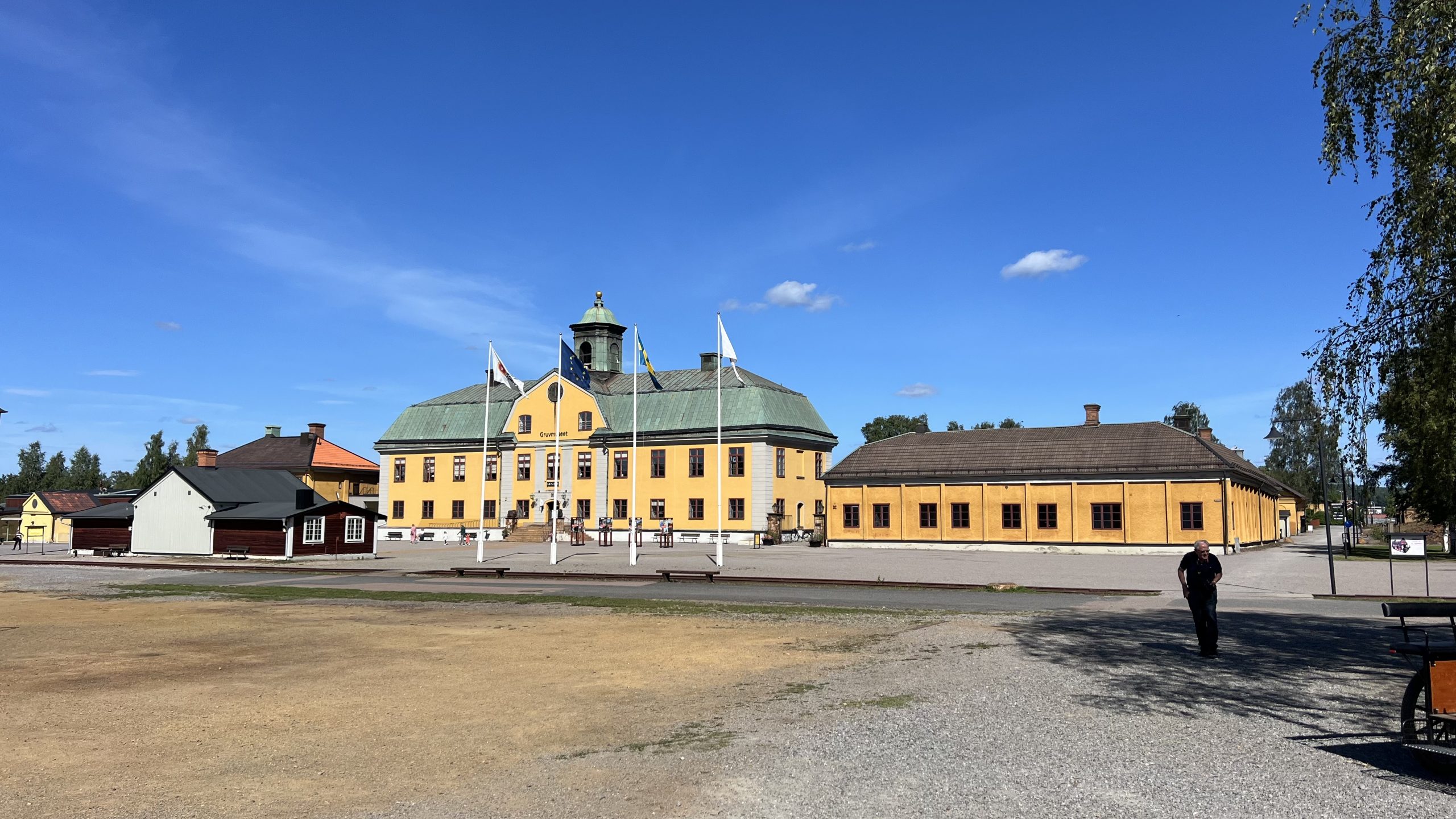 Falu Gruva, eine Kupfermine in Falun, Schweden