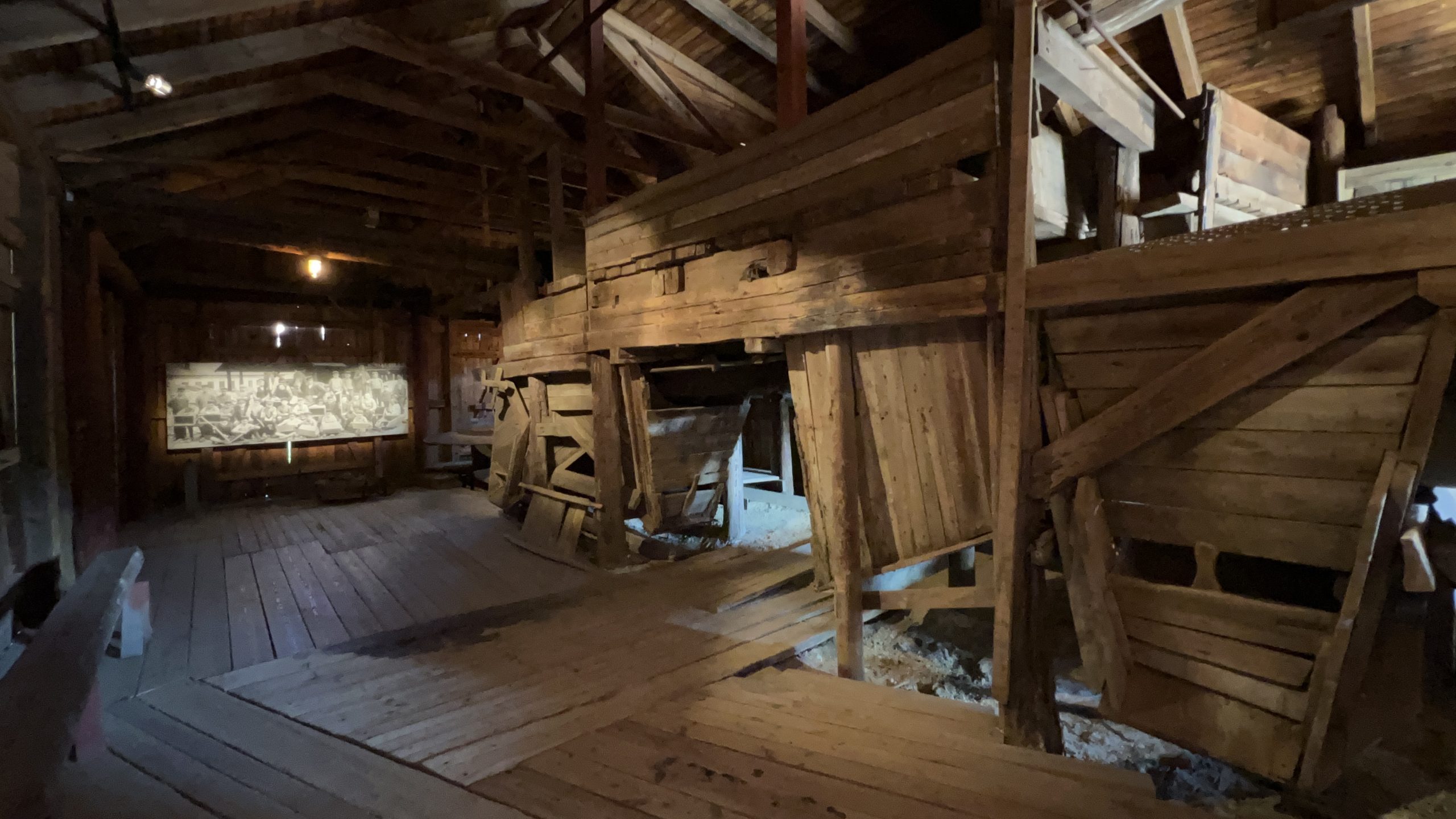 Falu Gruva, eine Kupfermine in Falun, Schweden