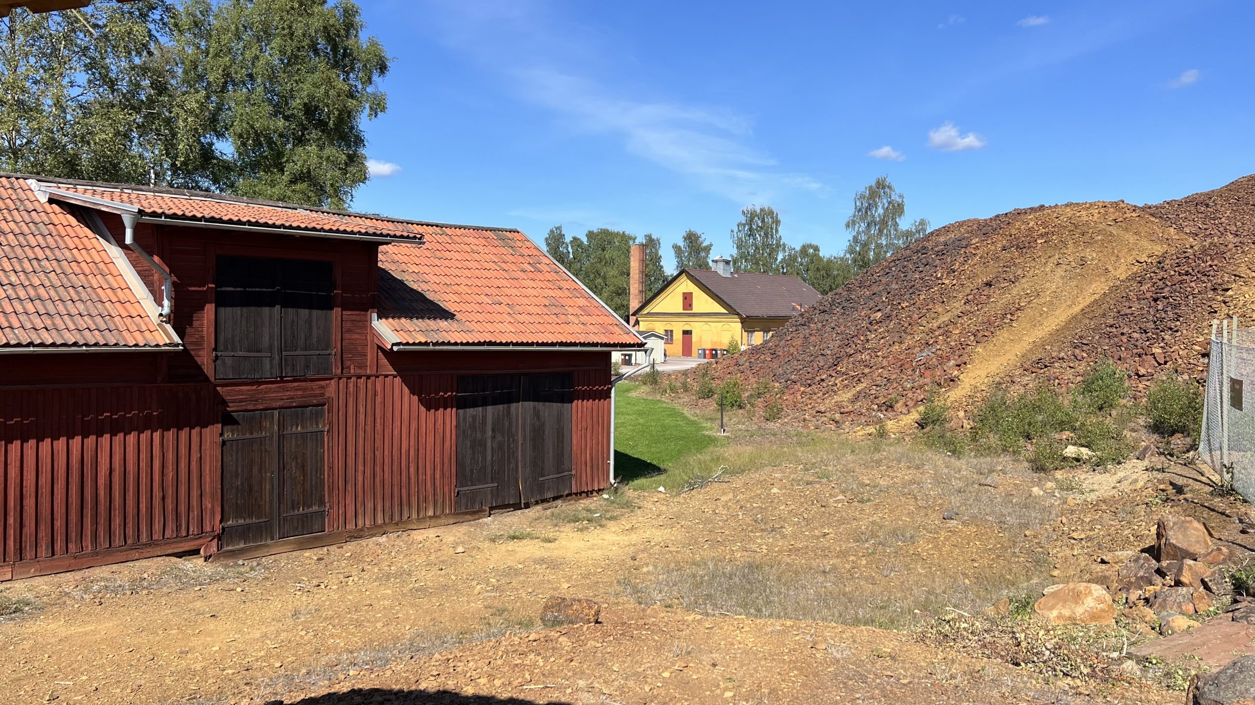 Falu Gruva, eine Kupfermine in Falun, Schweden