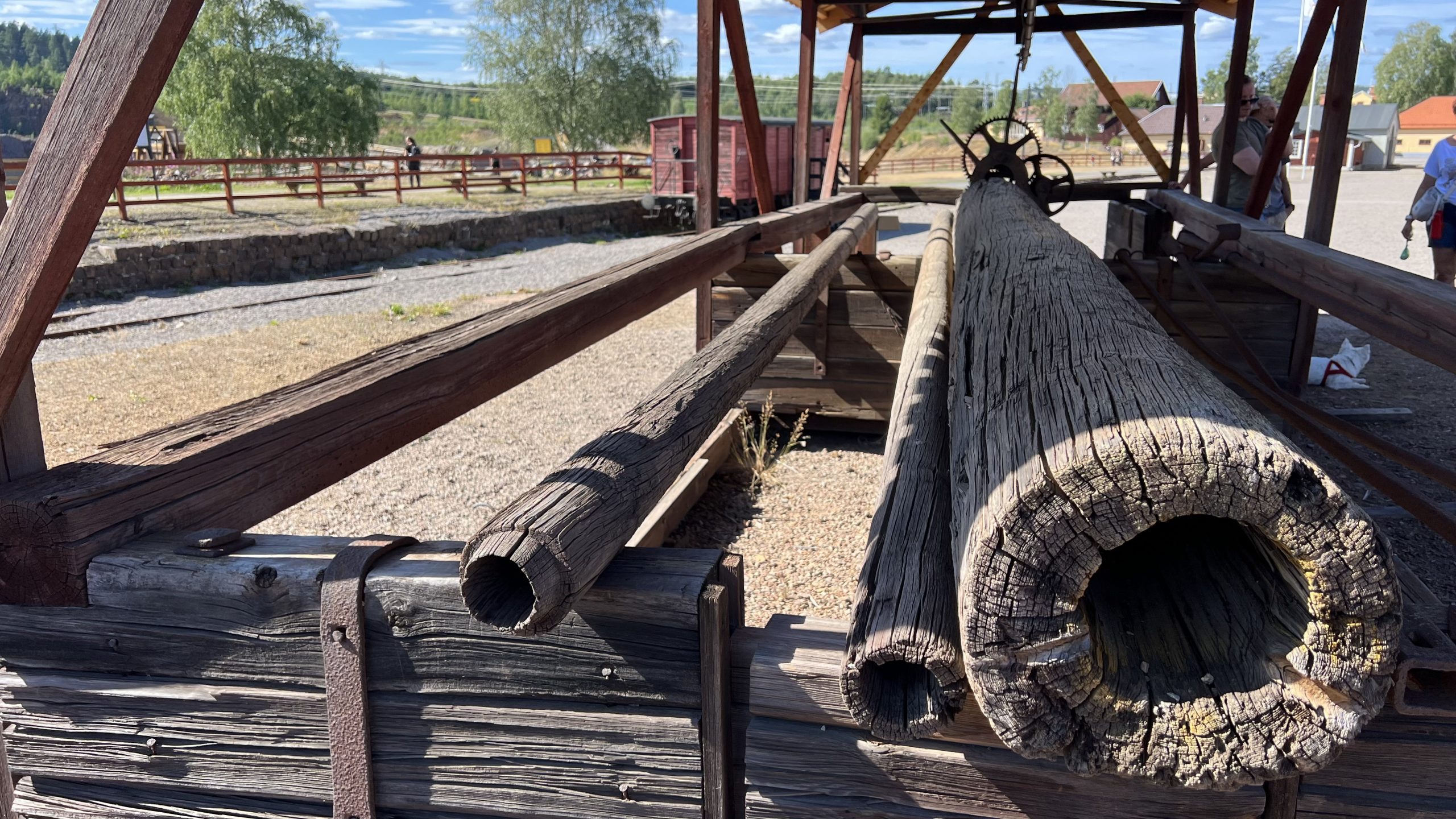 Falu Gruva, eine Kupfermine in Falun, Schweden