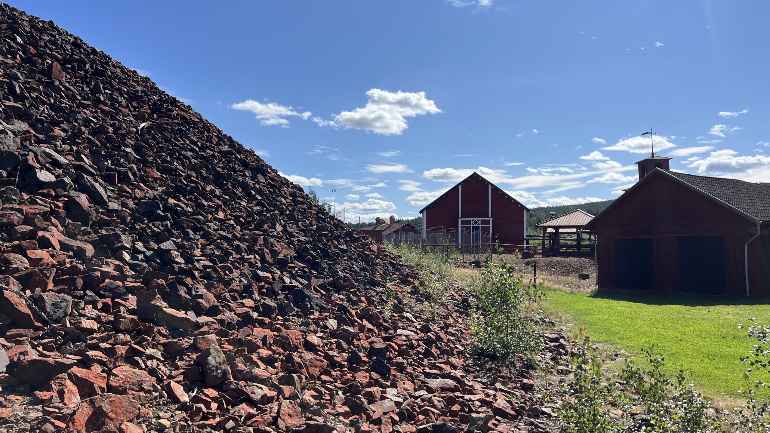 Falu Gruva, eine Kupfermine in Falun, Schweden