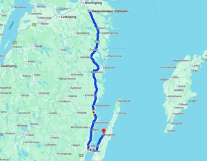 Tagesroute mit dem Wohnmobil in Südschweden