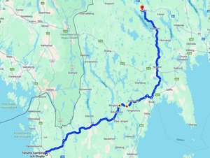 Tagesroute mit dem Wohnmobil in Südschweden
