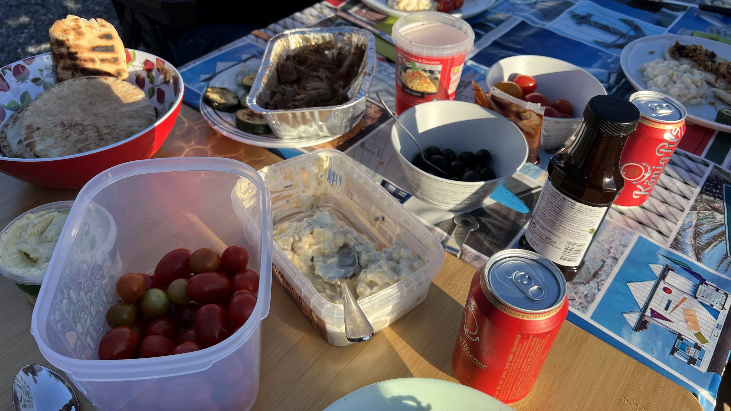 Abendbrot, Wohnmobil, Schweden