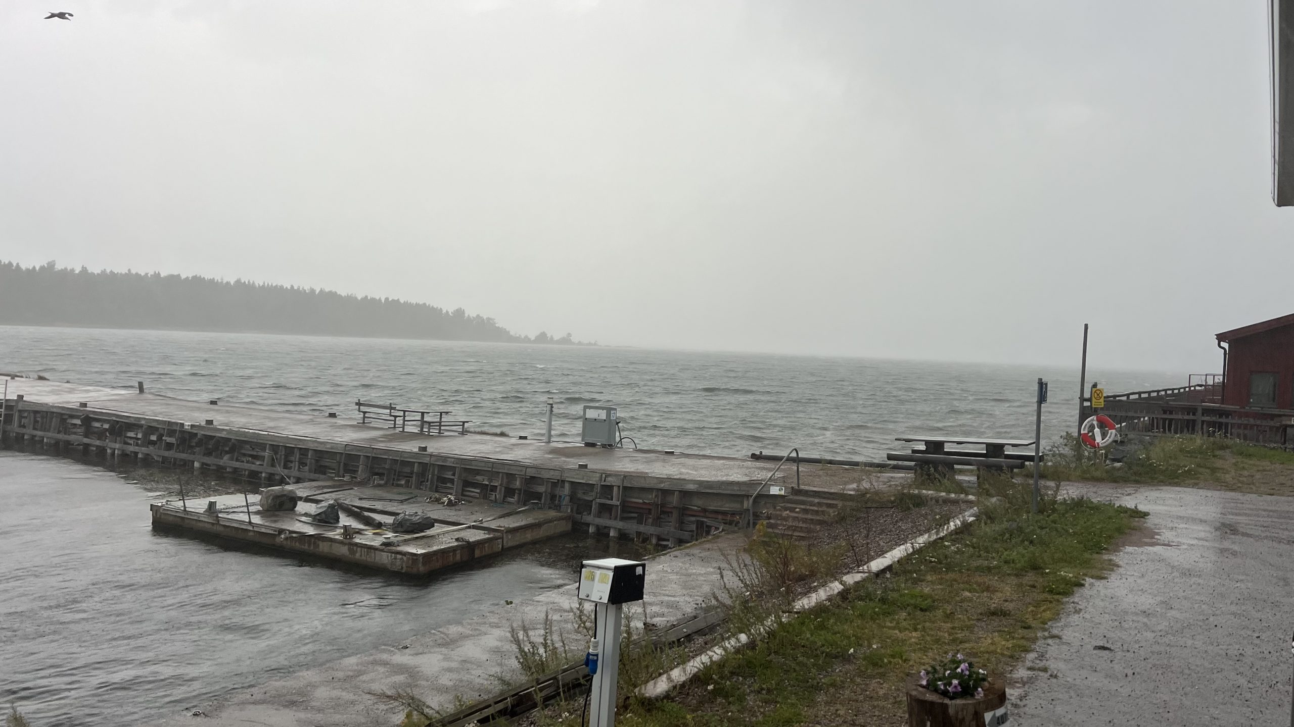 Unwetter an der Ostsee, Schweden