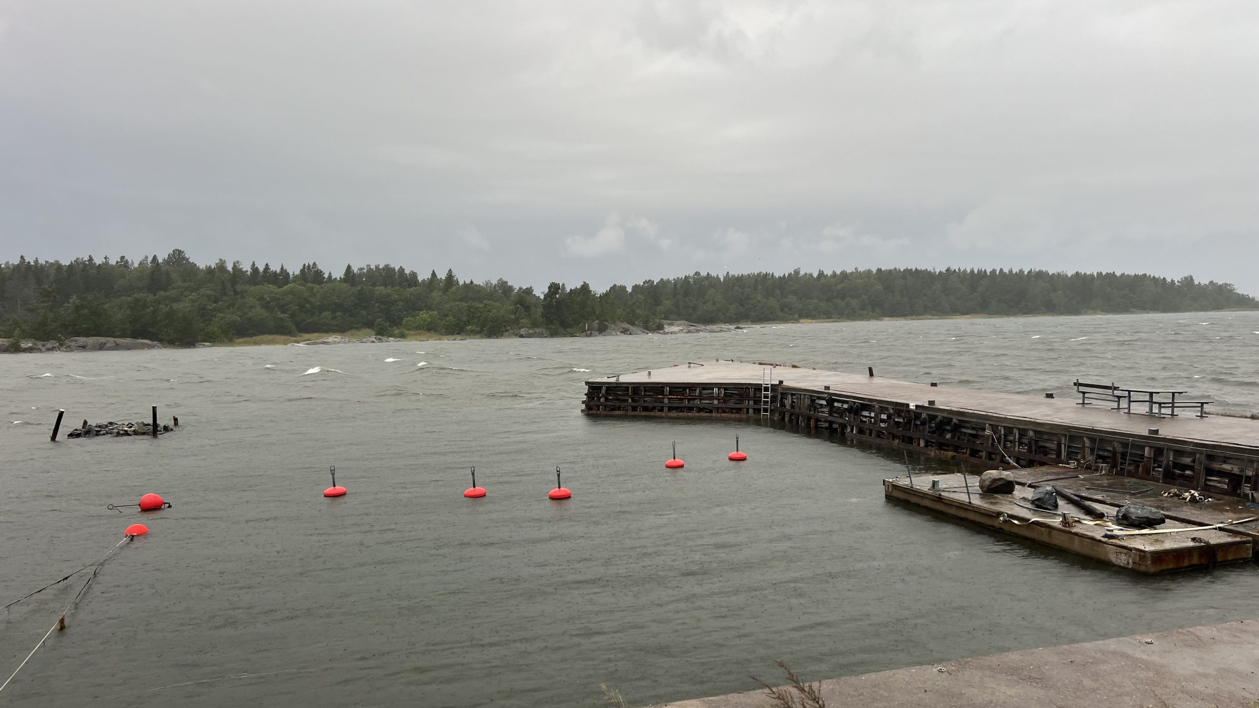Unwetter an der Ostsee, Schweden