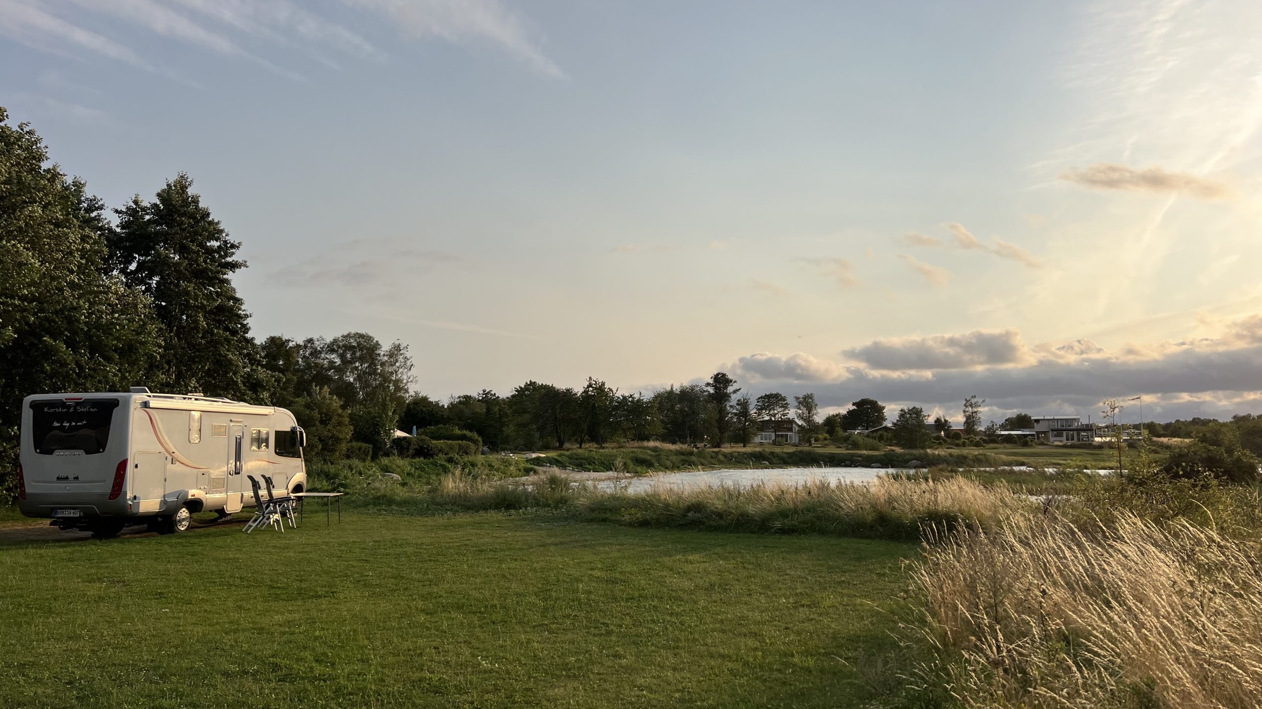 Wohnmobil, Abendbrot in Schweden