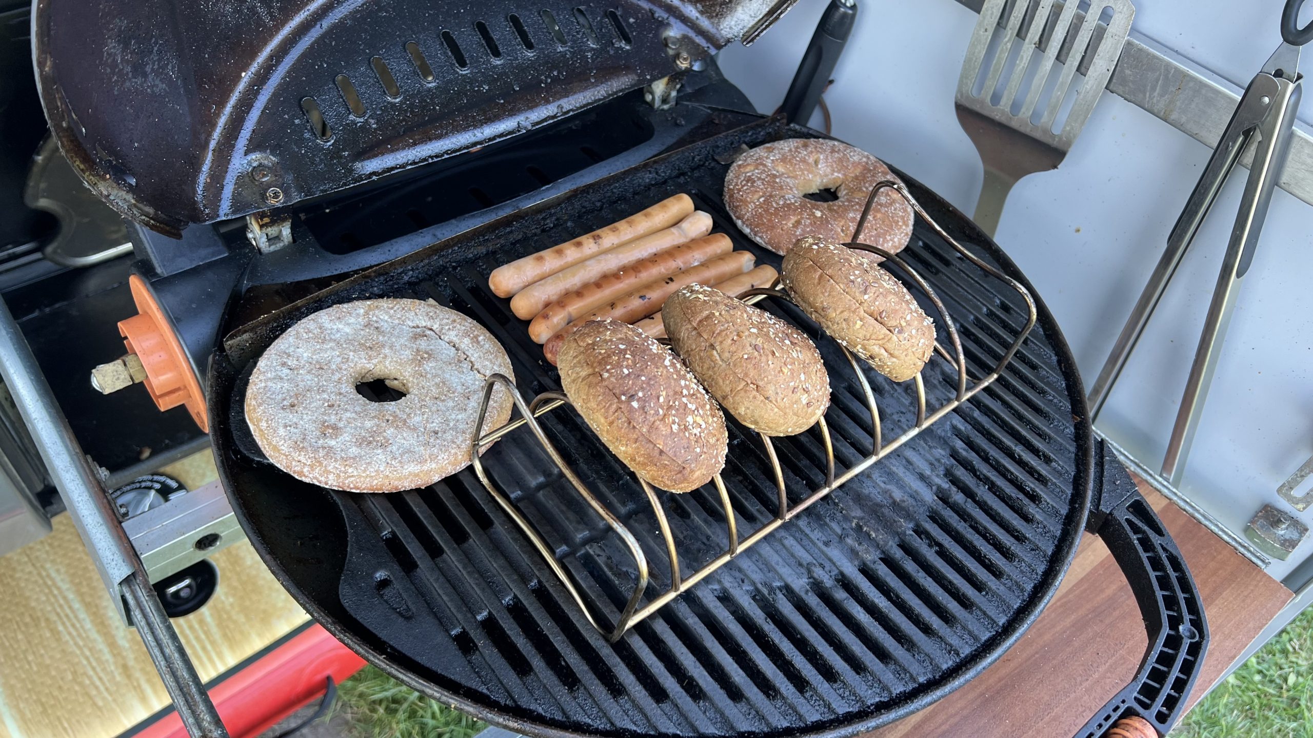 Wohnmobil in Schweden - Frühstück
