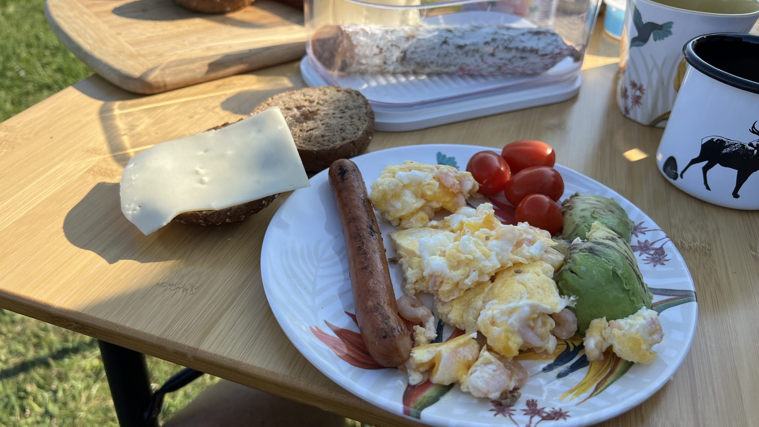 Wohnmobil in Schweden - Frühstück