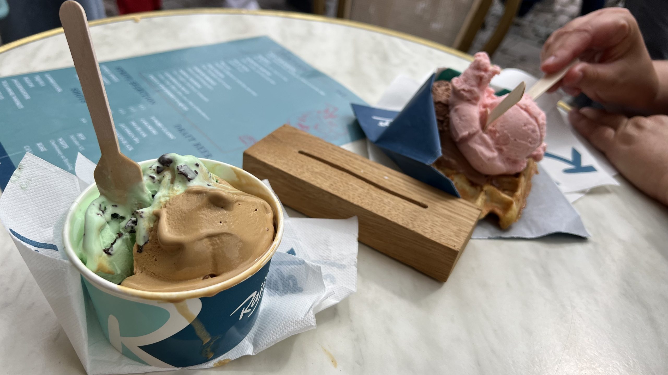 Dänisches Eis in Kopenhagen