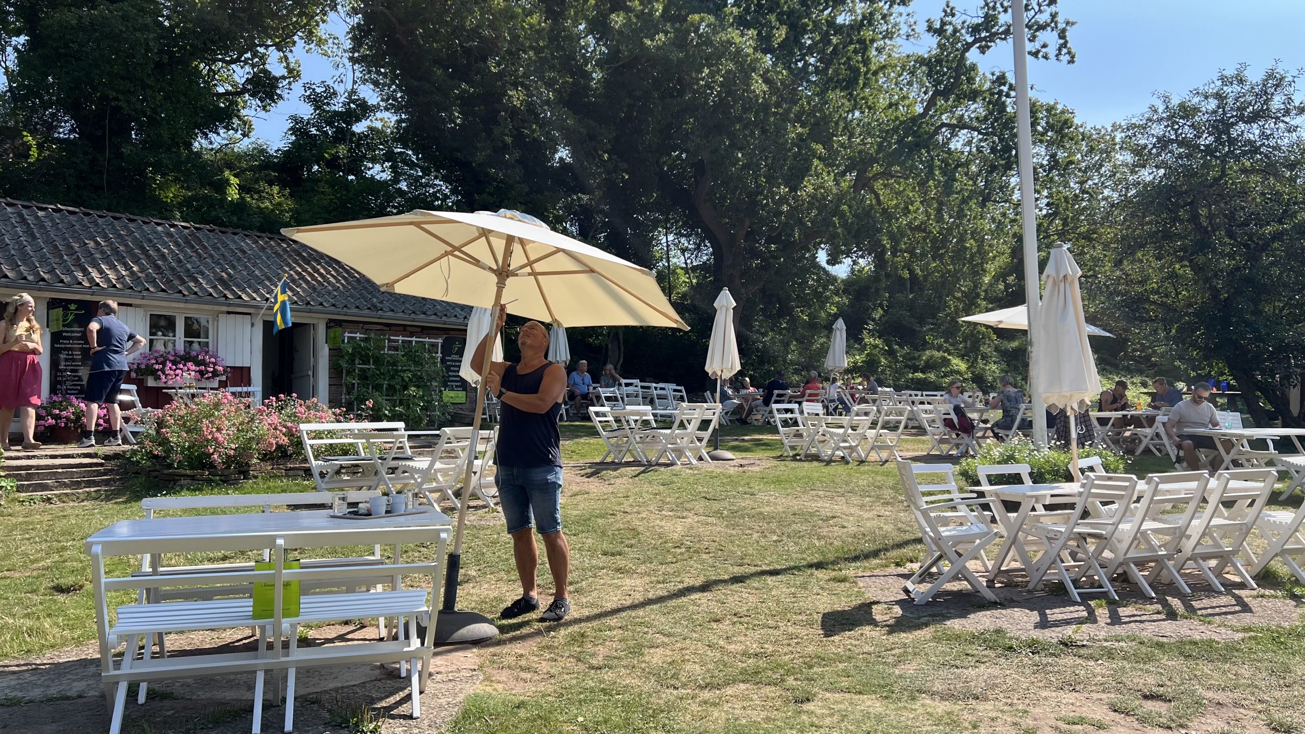 Kaffetorpet bei Schloss Solliden