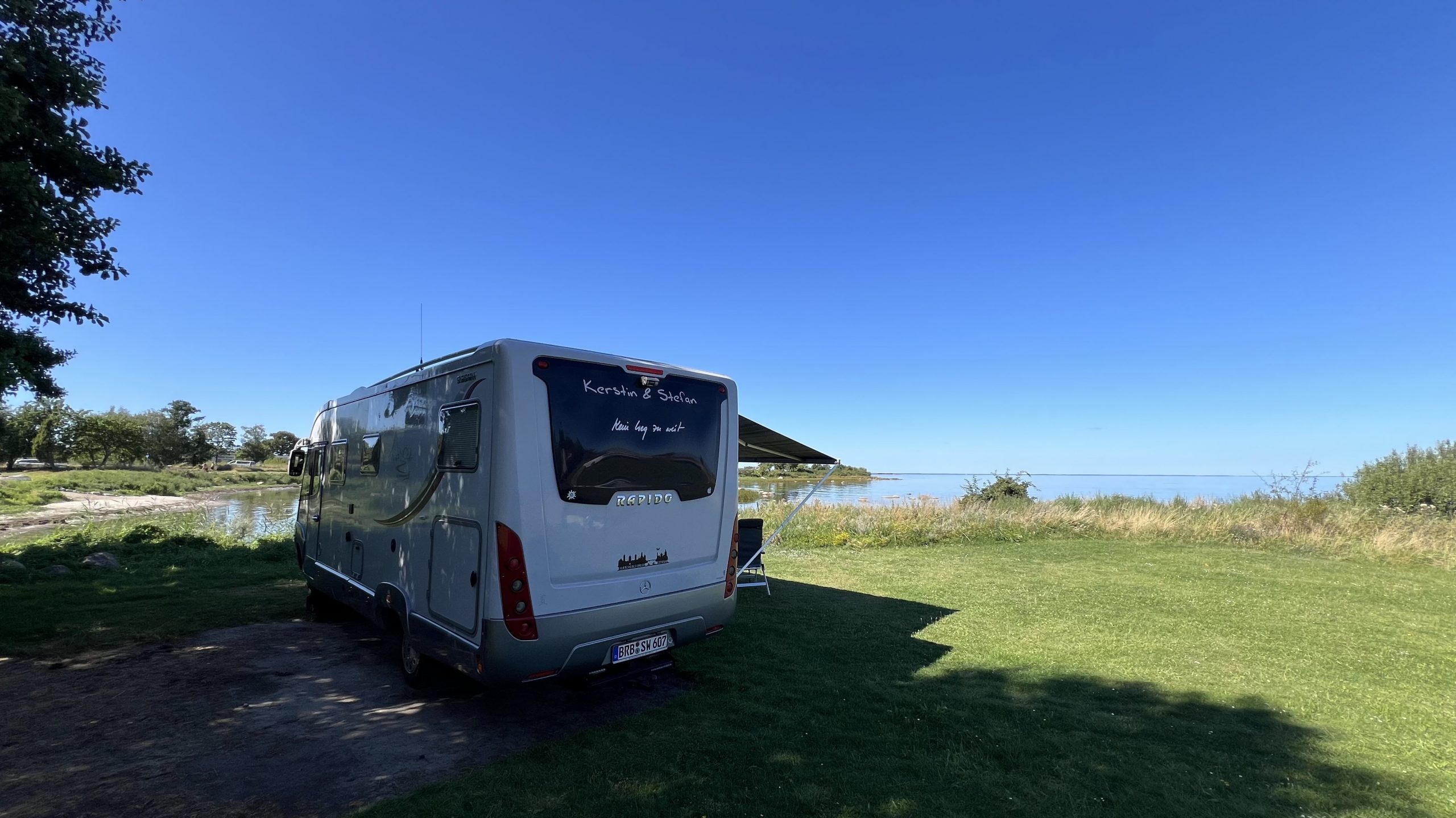 Wohnmobil auf der Insel Öland