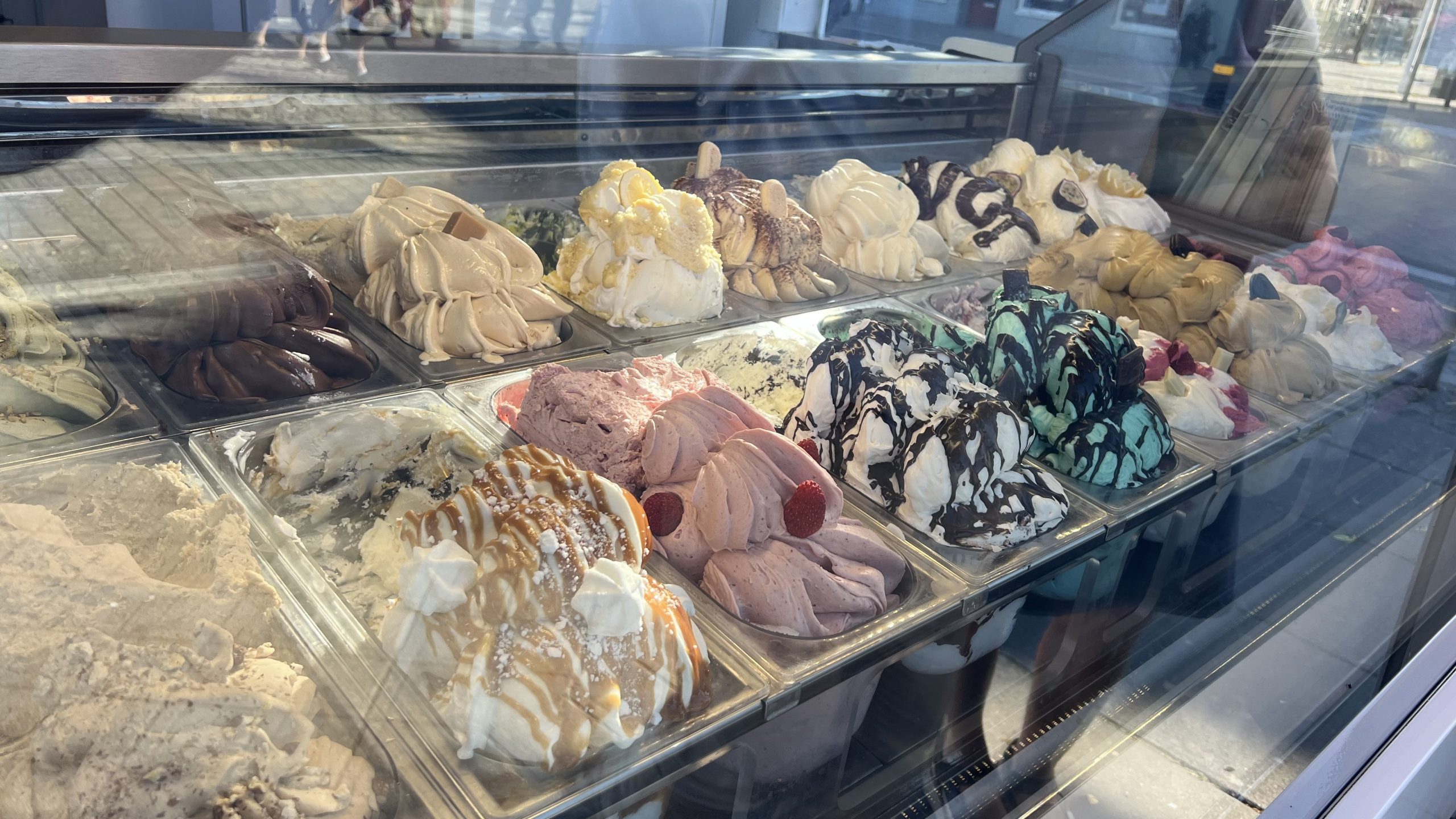 Eis essen in Borgholm