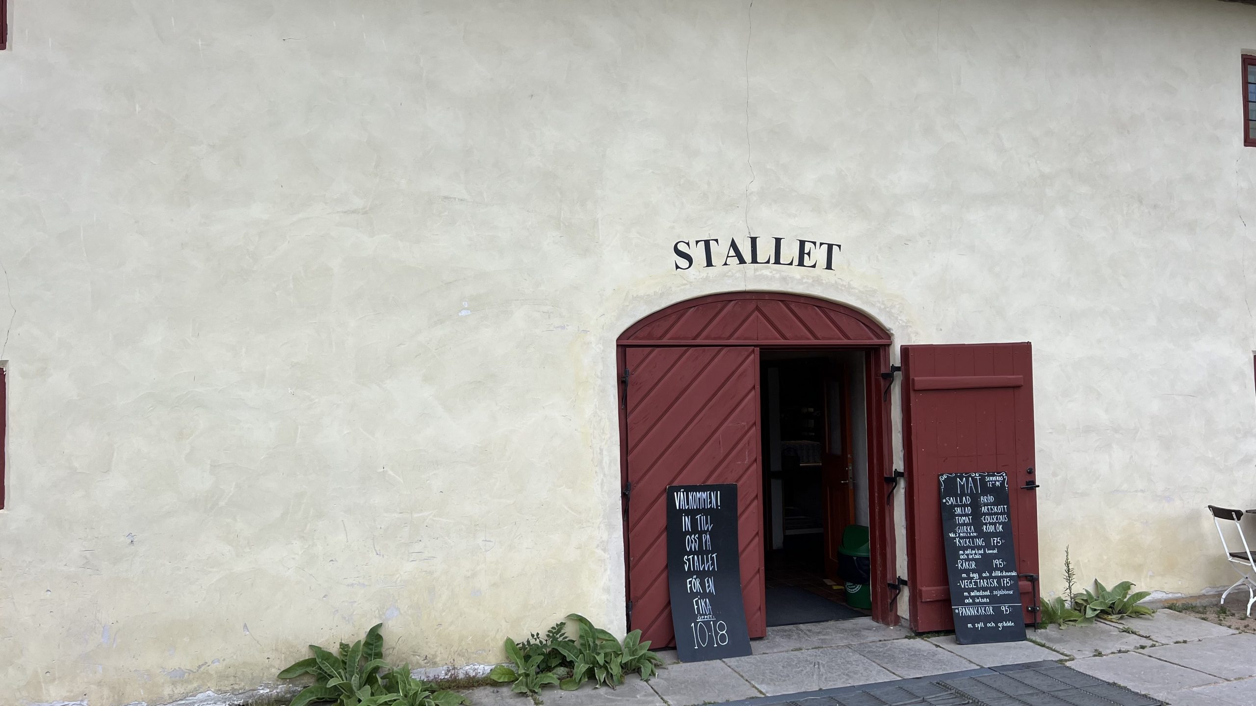 Kaffee am Schloss Läckö, Schweden