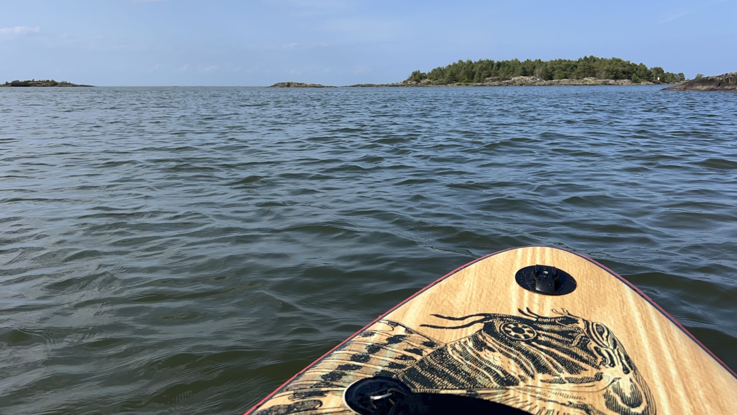 StandUp paddeln auf dem Vänernsee, Schweden
