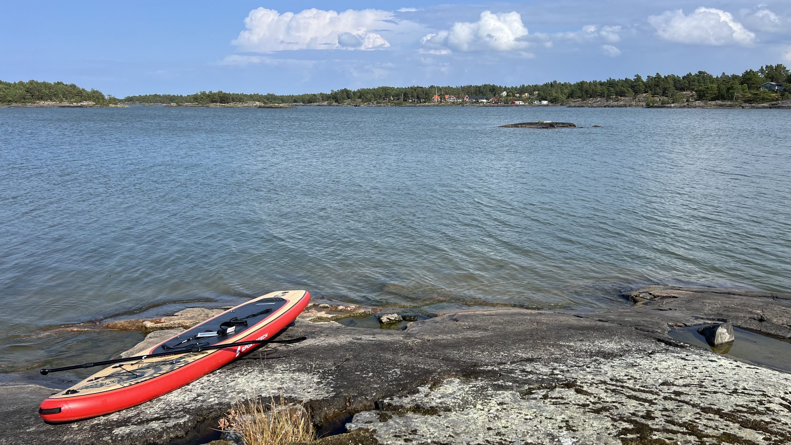StandUp paddeln auf dem Vänernsee, Schweden