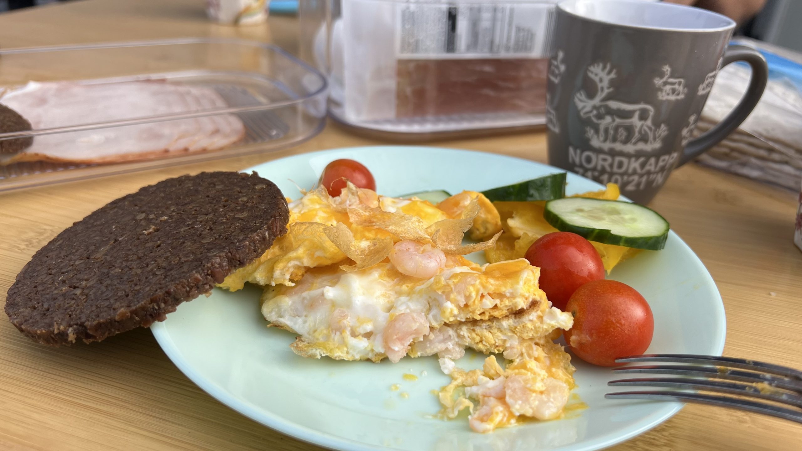 Wohnmobil Frühstück Schweden