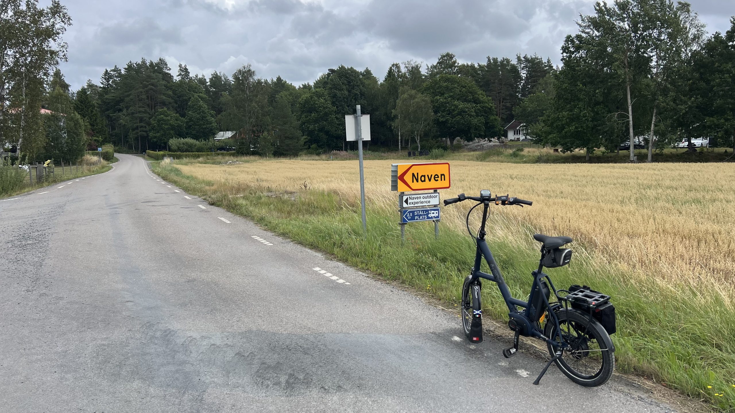 mit dem Rad zum Schloss Läckö, Schweden