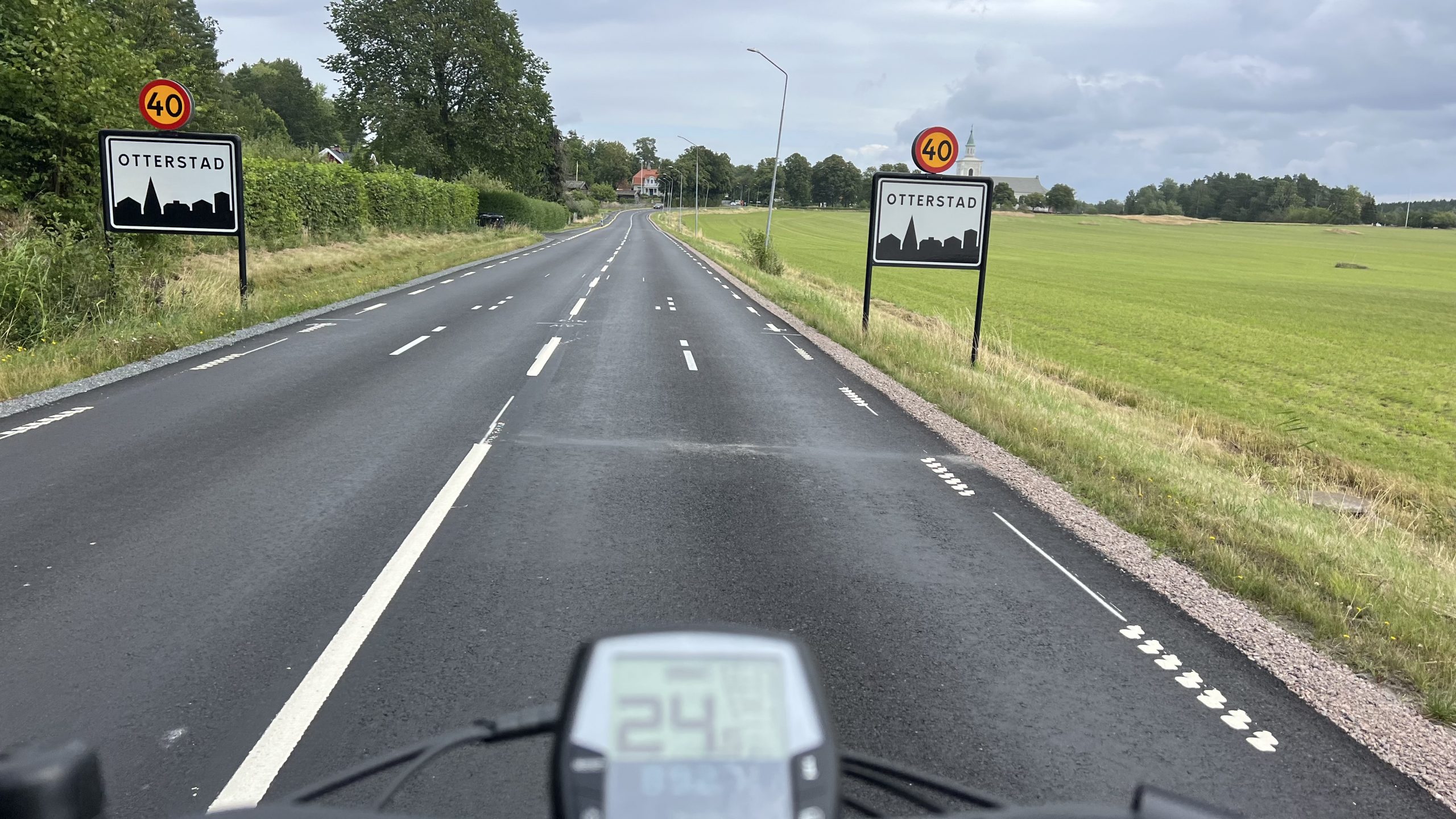 mit dem Rad zum Schloss Läckö, Schweden