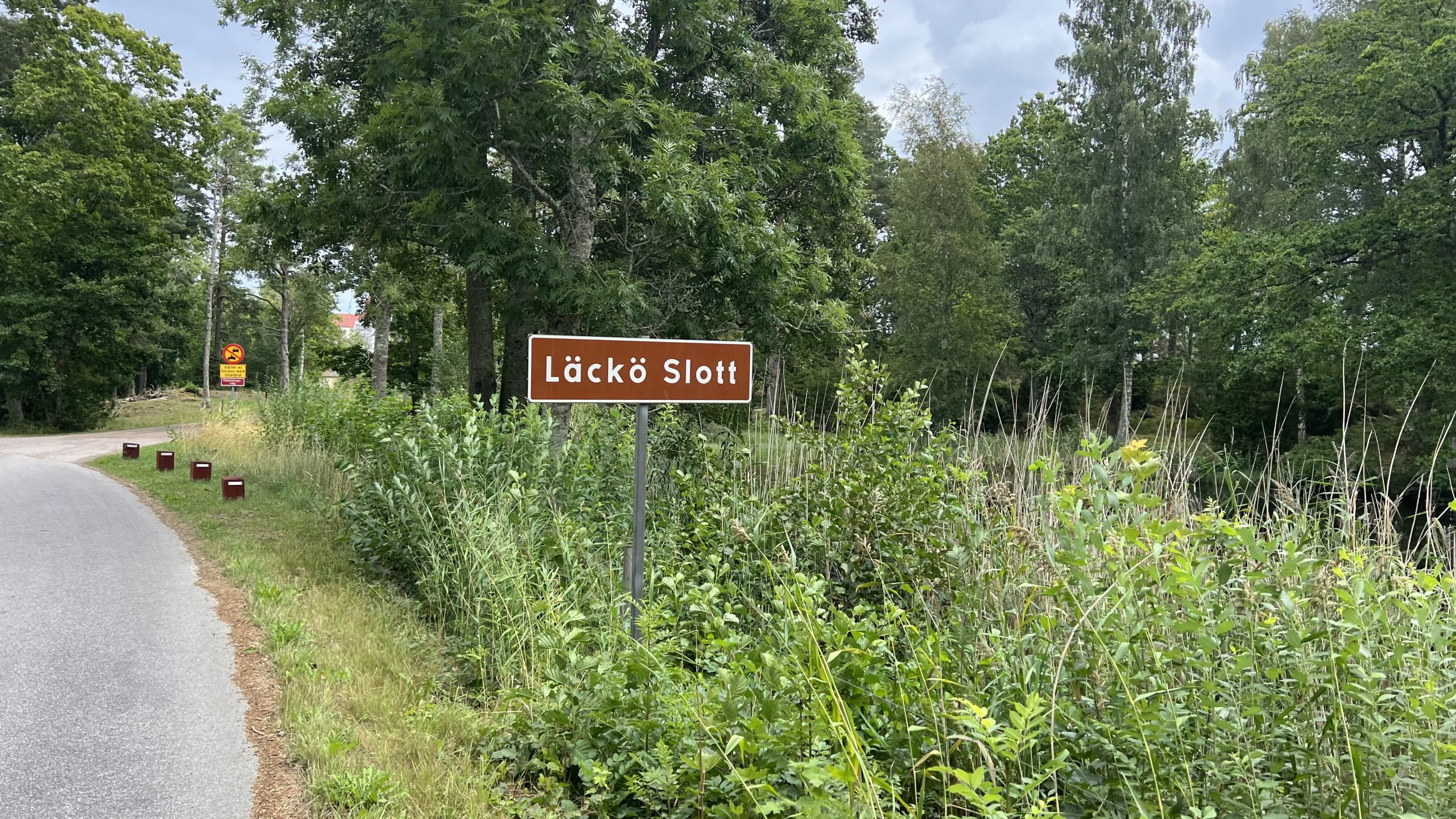 mit dem Rad zum Schloss Läckö, Schweden