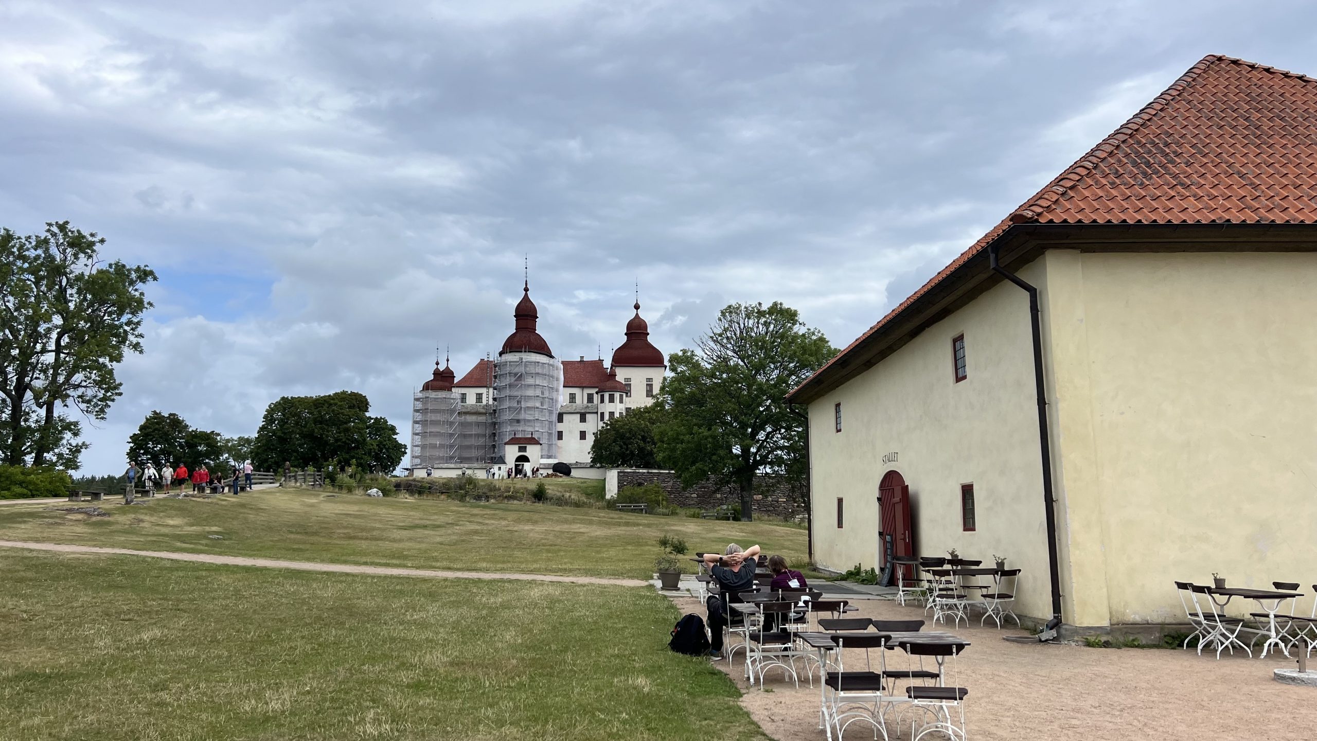 mit dem Rad zum Schloss Läckö, Schweden