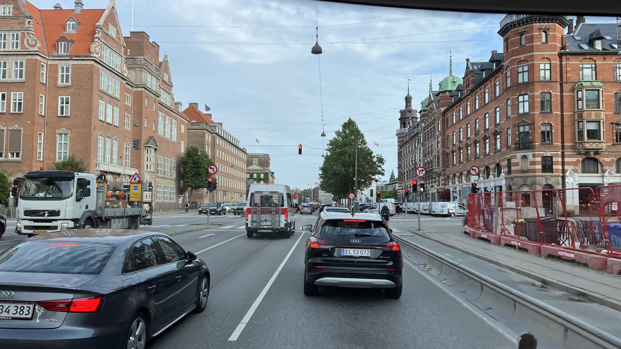 Fahrt durch Kopenhagen