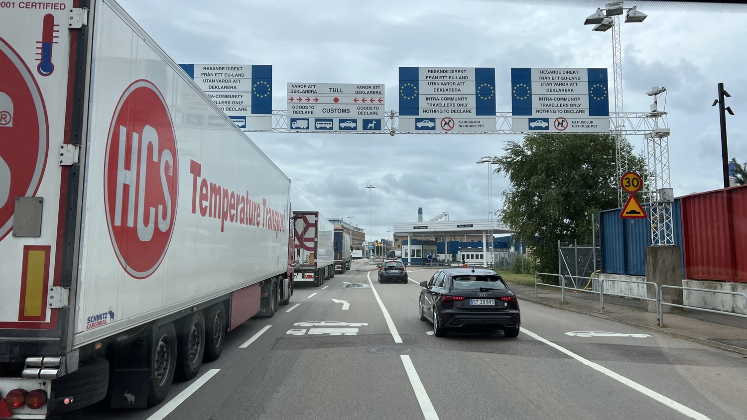 runter von der Fähre Helsingør - Helsingborg