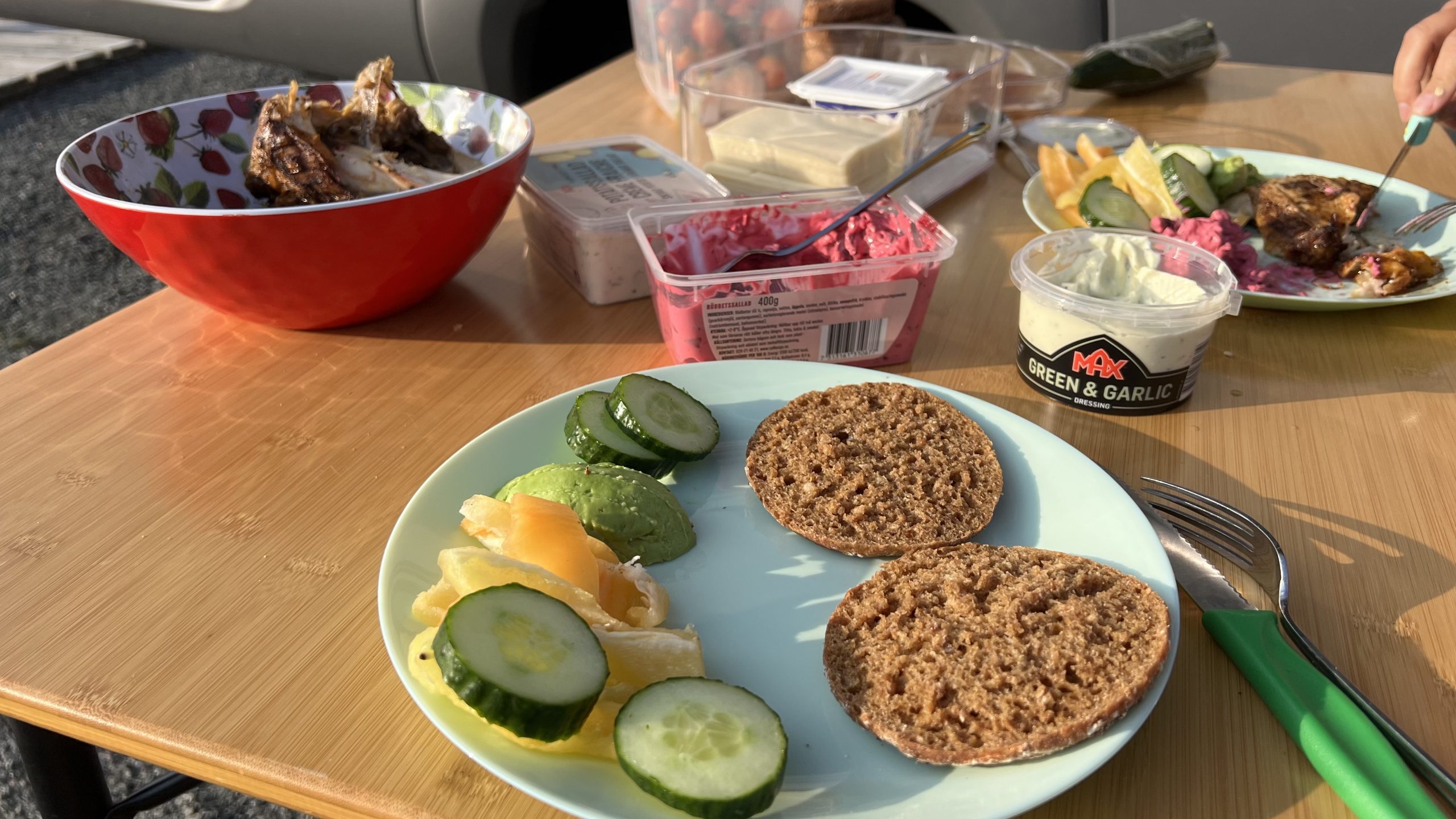 Wohnmobil Schweden - Abendbrot