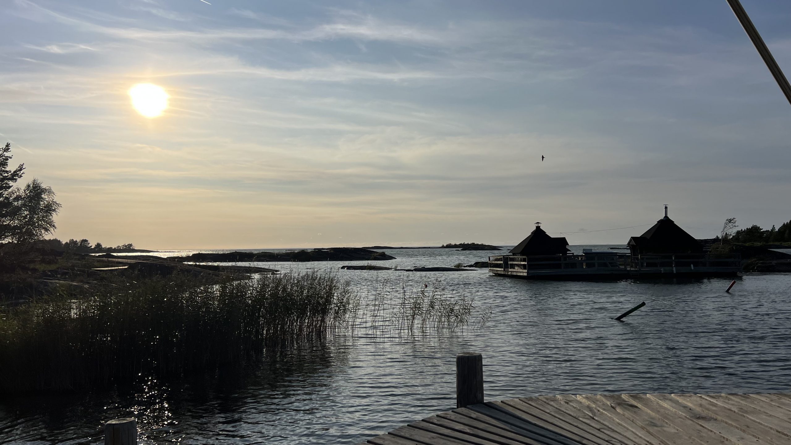 Schweden mit dem Wohnmobil Sonnenuntergang