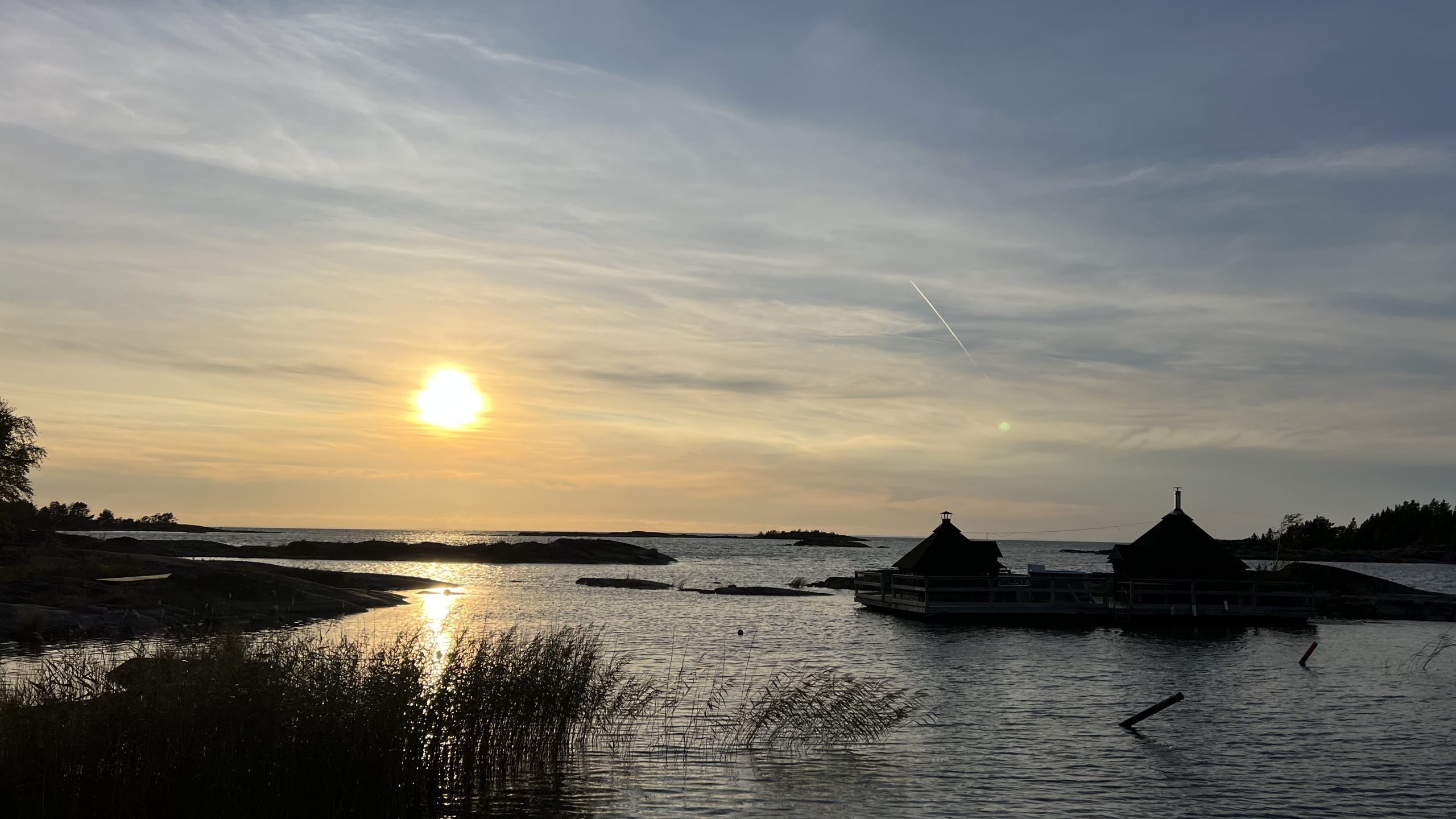 Schweden mit dem Wohnmobil Sonnenuntergang