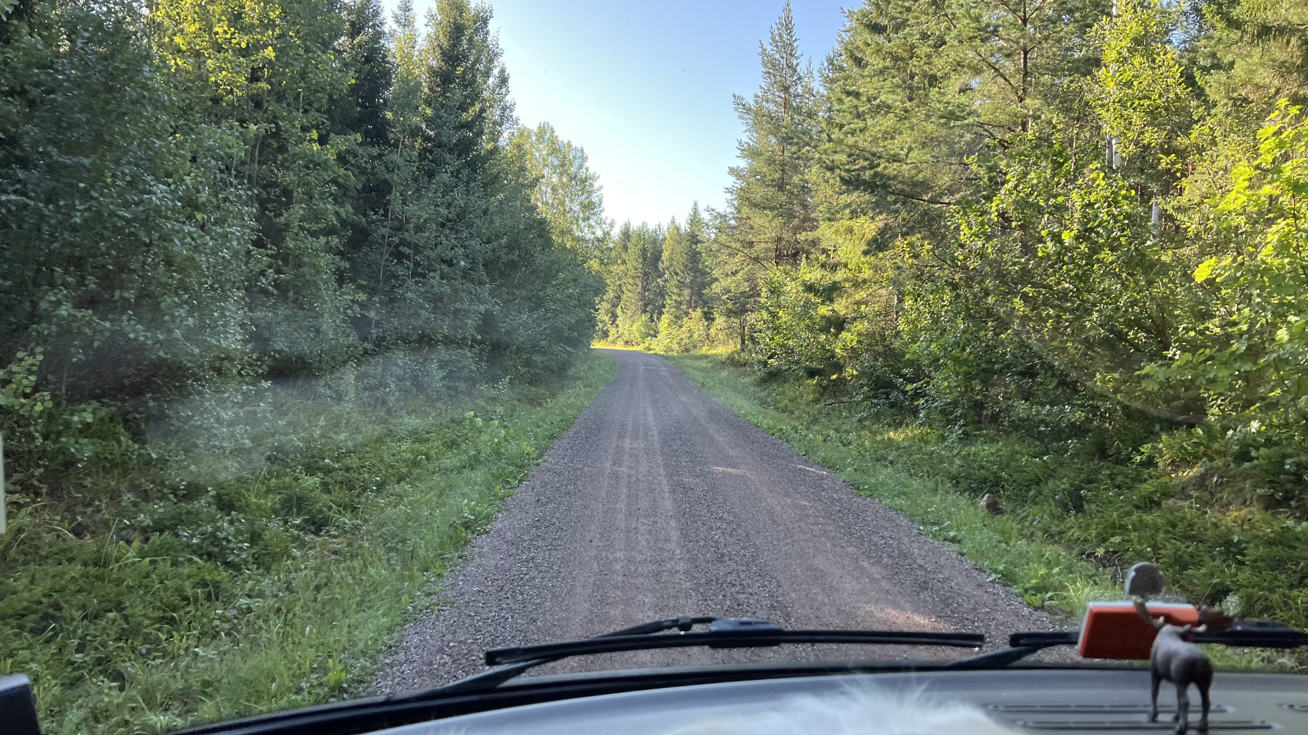 Schotterpiste Womo Schweden