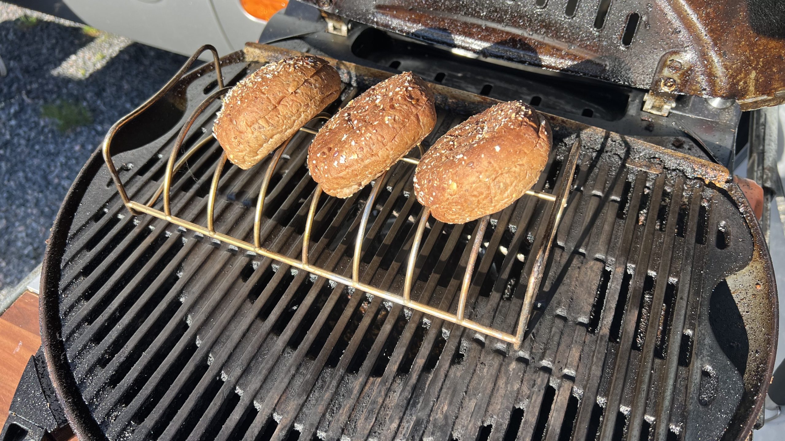 Frühstück am Wohnmobil