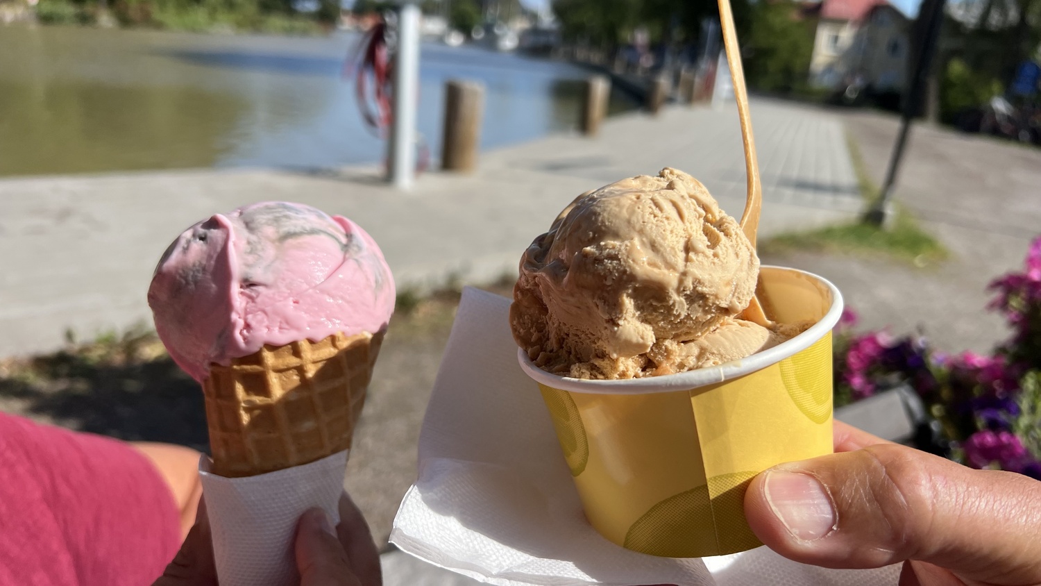 Eis am Götakanal ... Schweden