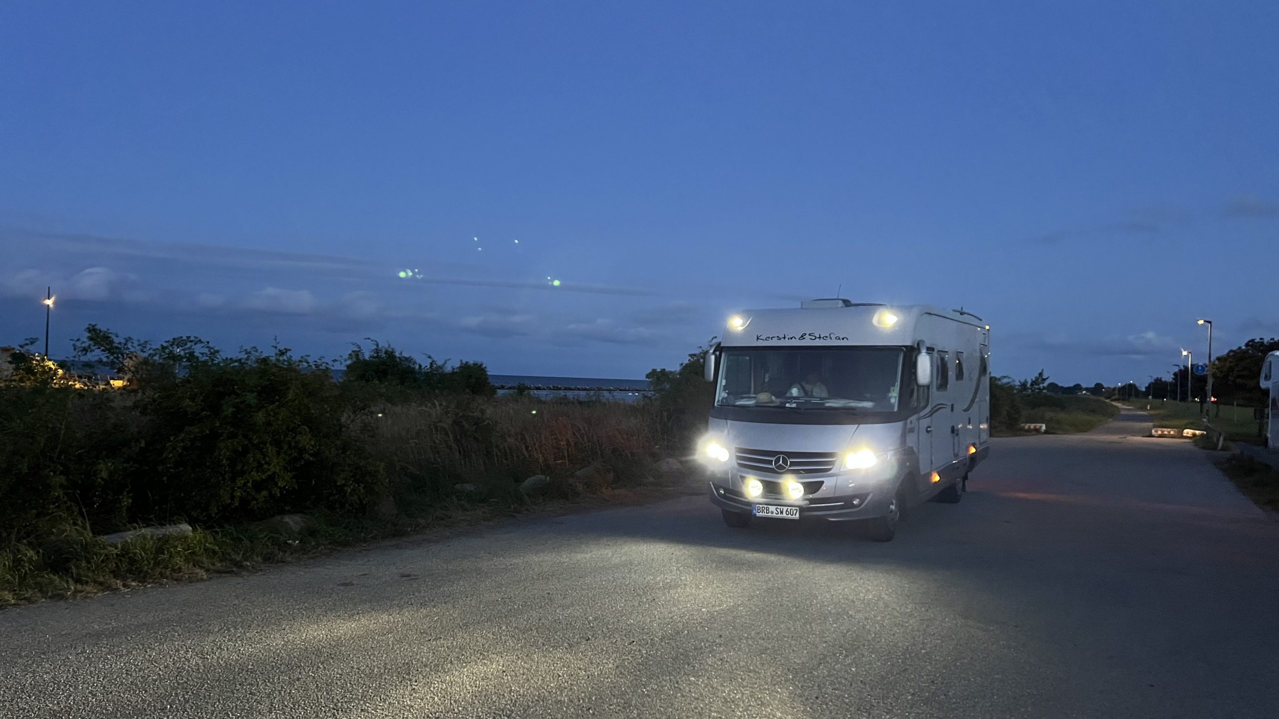 Morgens mit dem Wohnmobil in Schweden