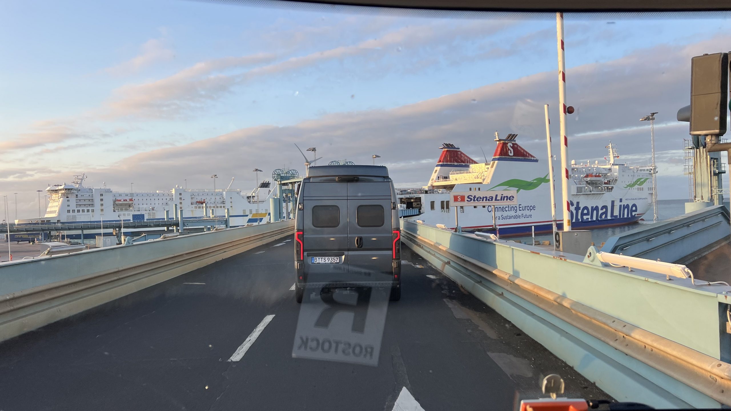 auf die Fähre, Trelleborg