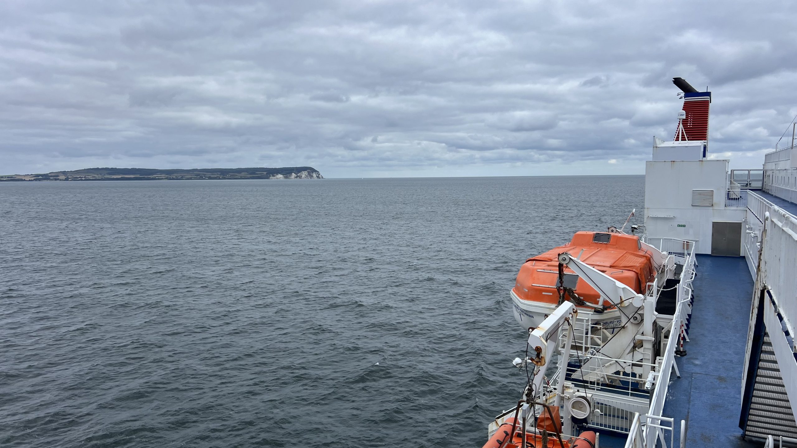mit der Fähre auf der Ostsee
