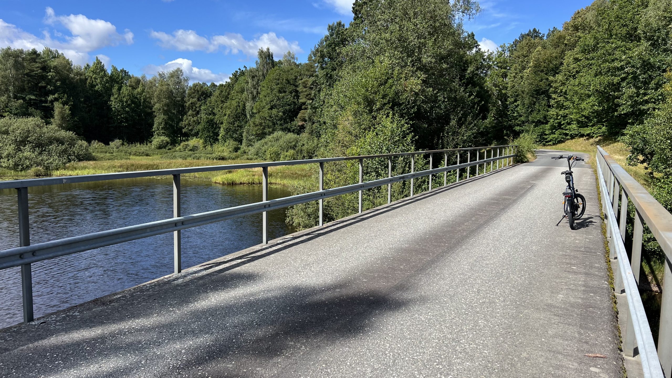 mit dem E-Bike unterwegs in Schweden