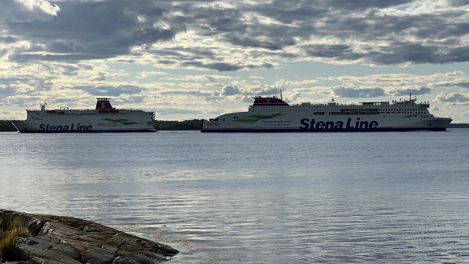 Spaziergang an der Ostsee, Schweden